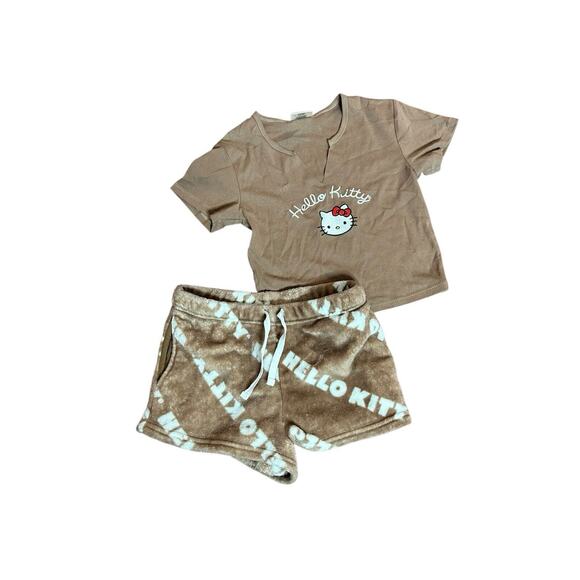 Hello Kitty Other - Hello Kitty Brown Pajama Set